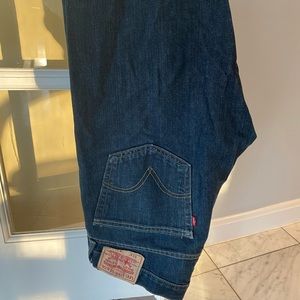Levis Mens Slim Straight Jeans 34x32